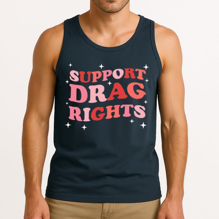 Support Drag Rights Drag Show Supporter Sassy Drag Queen Tank Top