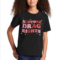 Support Drag Rights Drag Show Supporter Sassy Drag Queen Kids T-Shirt