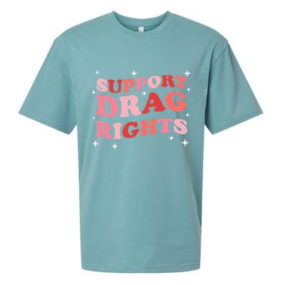 Support Drag Rights Drag Show Supporter Sassy Drag Queen Sueded Cloud Jersey T-Shirt
