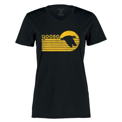 San Diego Rally Goose Premium Women's Momentum V-Neck T-Shirt