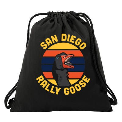 San Diego Rally Goose Drawstring Bag