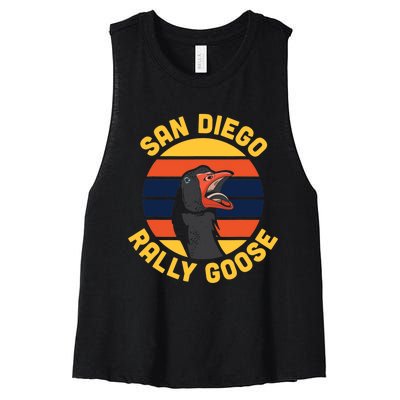 San Diego Rally Goose Women's Racerback Cropped Tank