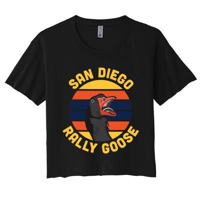 San Diego Rally Goose Women's Crop Top Tee