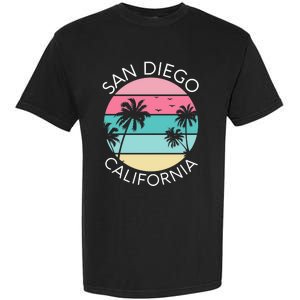 San Diego Retro California Surf Beach SD La Jolla Oceanside Premium Garment-Dyed Heavyweight T-Shirt