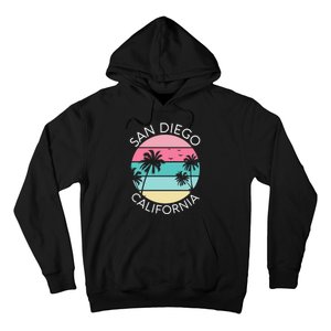 San Diego Retro California Surf Beach SD La Jolla Oceanside Premium Hoodie