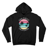 San Diego Retro California Surf Beach SD La Jolla Oceanside Premium Hoodie