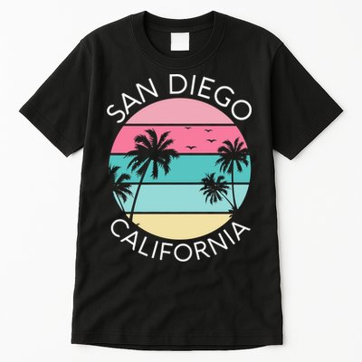 San Diego Retro California Surf Beach SD La Jolla Oceanside Premium Tall T-Shirt