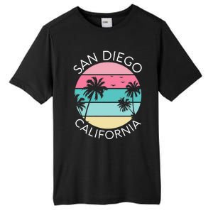 San Diego Retro California Surf Beach SD La Jolla Oceanside Premium Tall Fusion ChromaSoft Performance T-Shirt