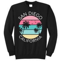 San Diego Retro California Surf Beach SD La Jolla Oceanside Premium Tall Sweatshirt