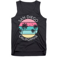 San Diego Retro California Surf Beach SD La Jolla Oceanside Premium Tank Top