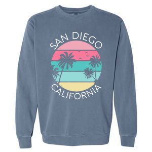 San Diego Retro California Surf Beach SD La Jolla Oceanside Premium Garment-Dyed Sweatshirt