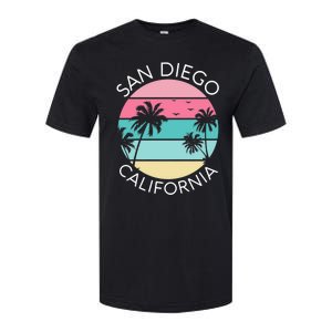 San Diego Retro California Surf Beach SD La Jolla Oceanside Premium Softstyle CVC T-Shirt