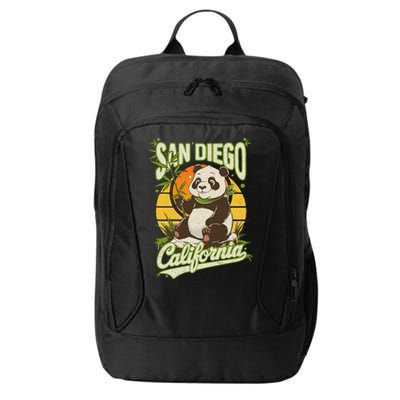 San Diego Retro Panda Zoo California State Vintage Gift City Backpack
