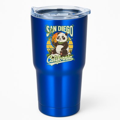 San Diego Retro Panda Zoo California State Vintage Gift Tumbler