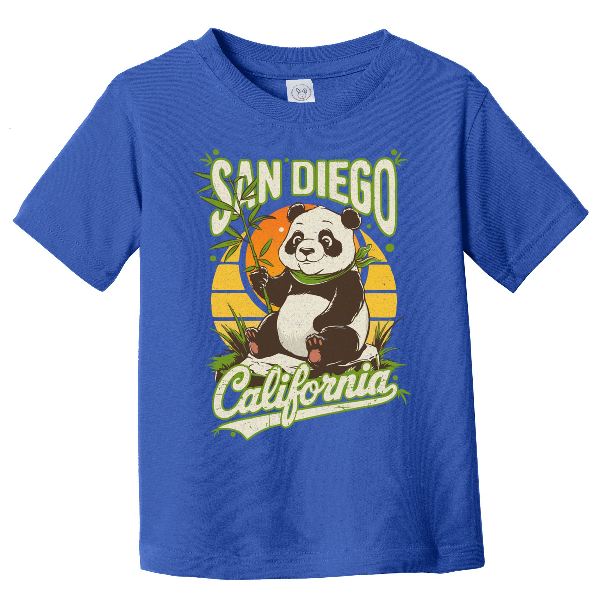 San Diego Retro Panda Zoo California State Vintage Gift Toddler T-Shirt