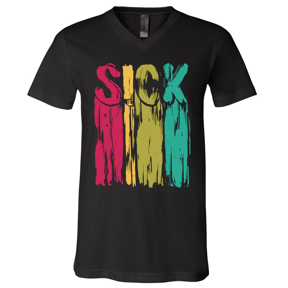 Sick Drip Retro V-Neck T-Shirt