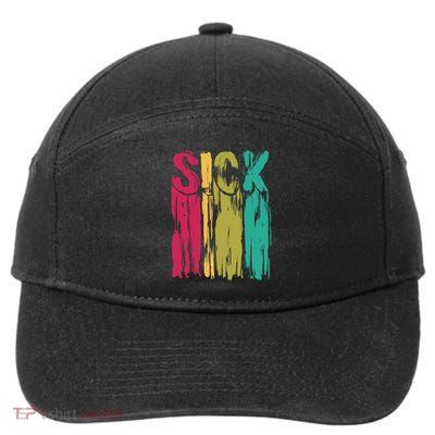 Sick Drip Retro 7-Panel Snapback Hat