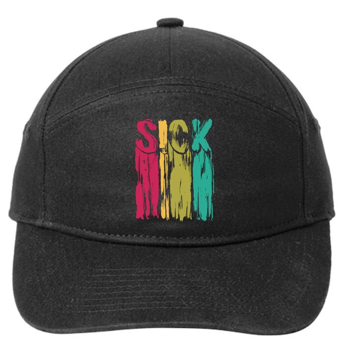 Sick Drip Retro 7-Panel Snapback Hat
