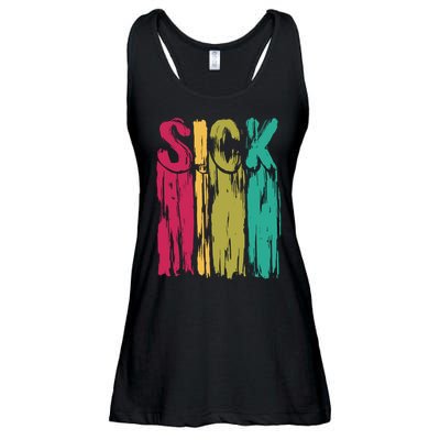 Sick Drip Retro Ladies Essential Flowy Tank