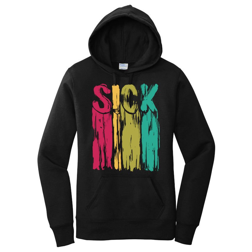 Sick Drip Retro Women's Pullover Hoodie