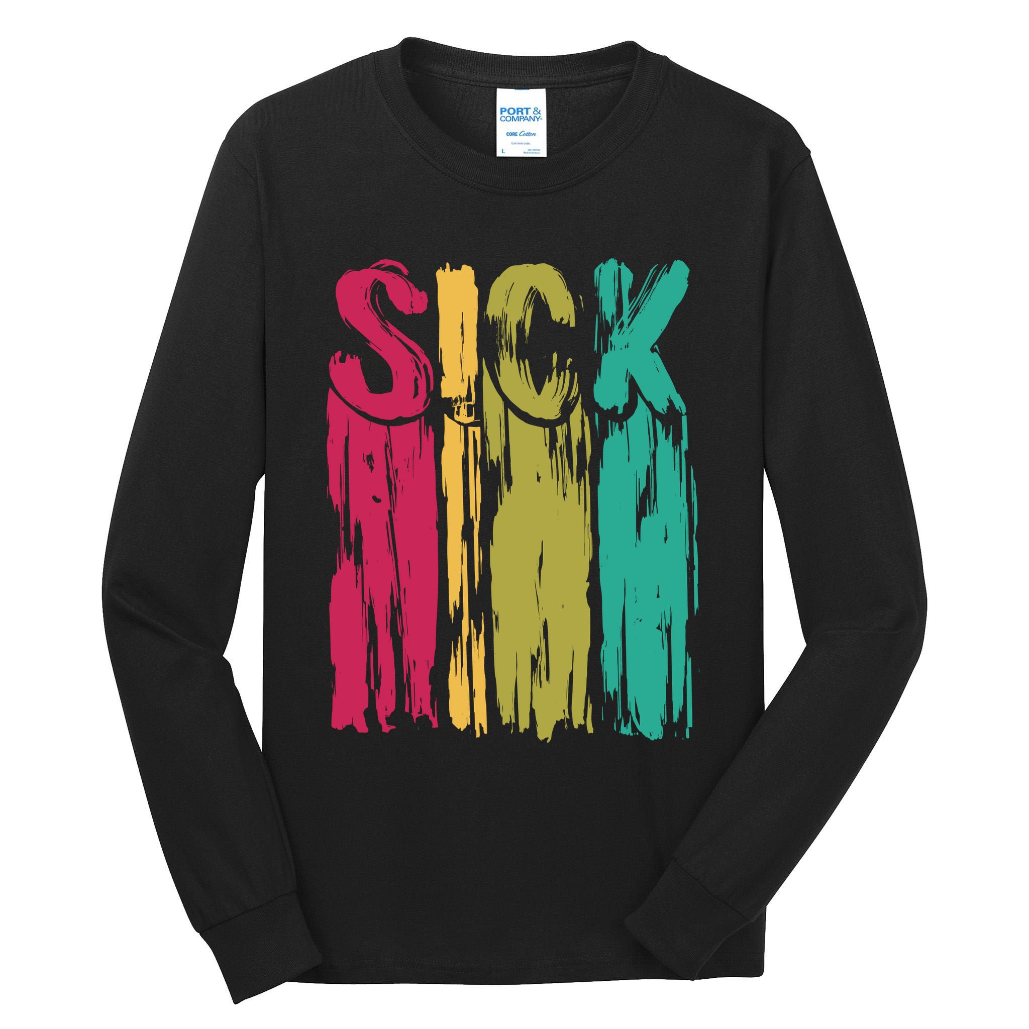 Sick Drip Retro Tall Long Sleeve T-Shirt