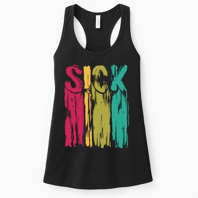 Sick Drip Retro Womens Tank Top