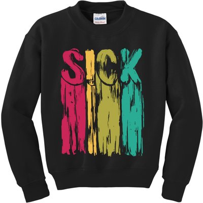 Sick Drip Retro Kids Sweatshirt