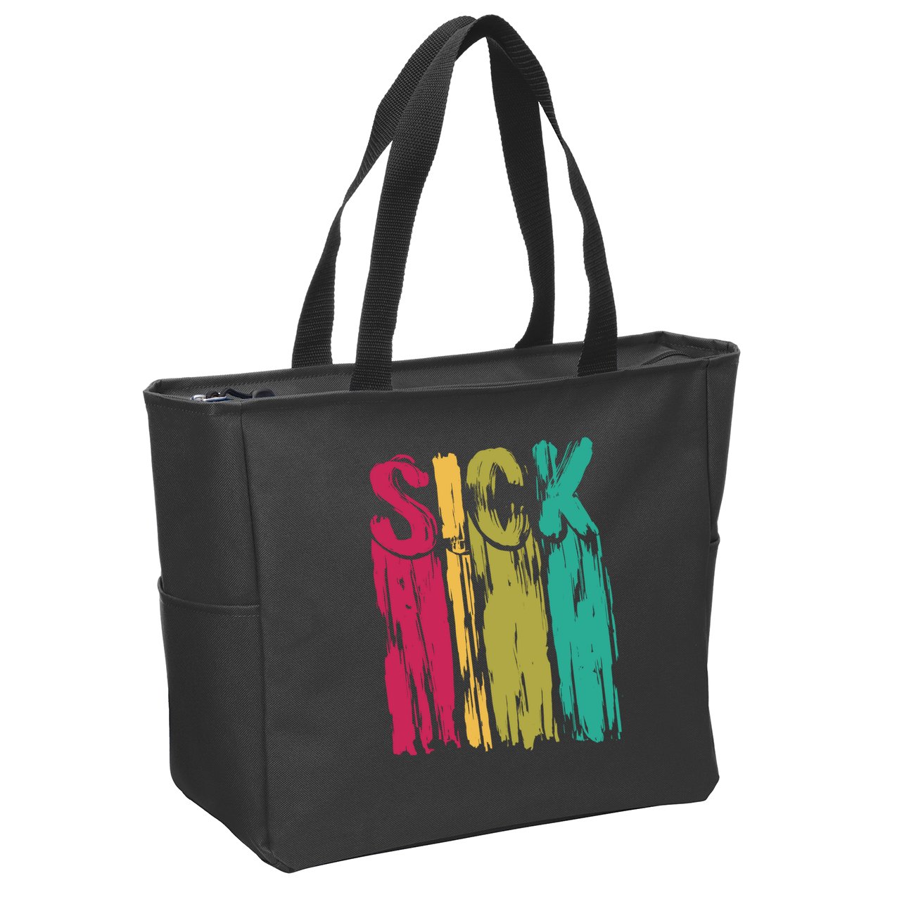 Sick Drip Retro Zip Tote Bag