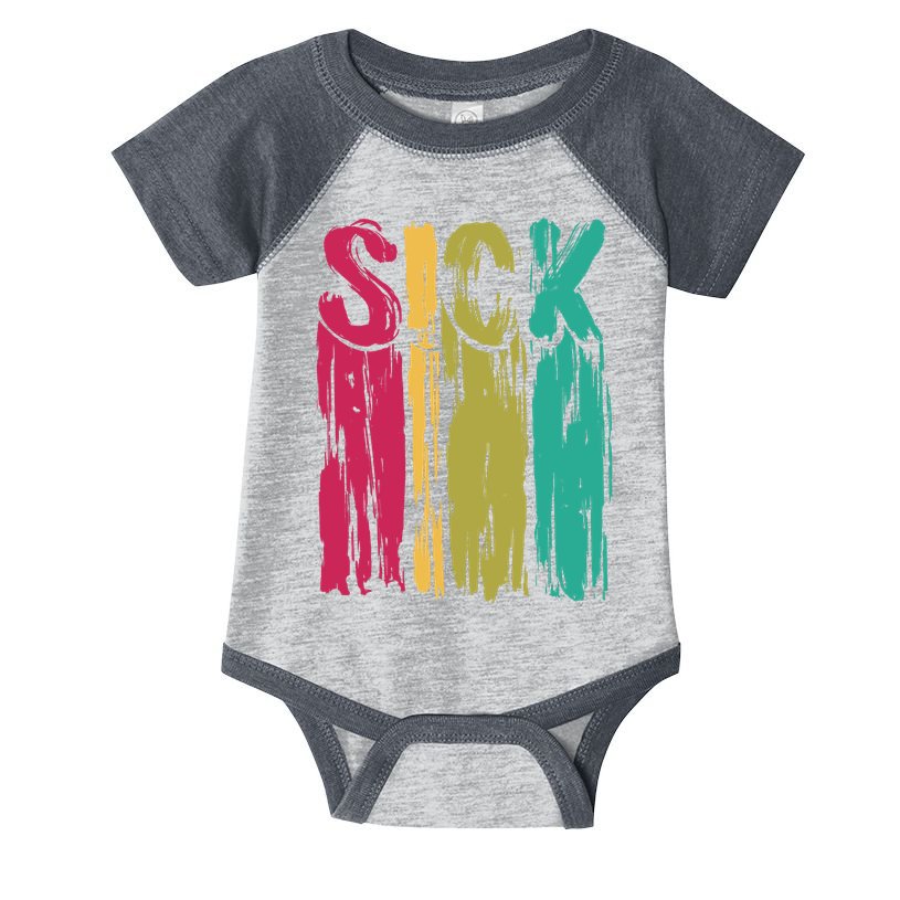 Sick Drip Retro Infant Baby Jersey Bodysuit
