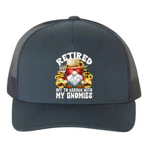 Sunflower Dad Retiret Garden Gnomes For Retired Grandpa Meaningful Gift Yupoong Adult 5-Panel Trucker Hat