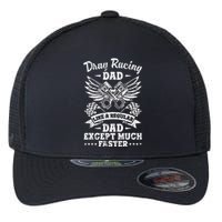 Street Drag Racing Dad Like A Regular Dad Just Cooler Flexfit Unipanel Trucker Cap