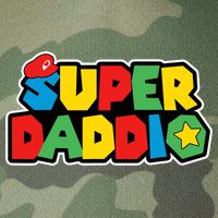 Super Daddio Retro Video Game Fathers Day Dad Gaming Legacy Tie Dye Trucker Hat
