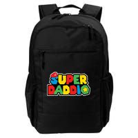 Super Daddio Retro Video Game Fathers Day Dad Gaming Backpack