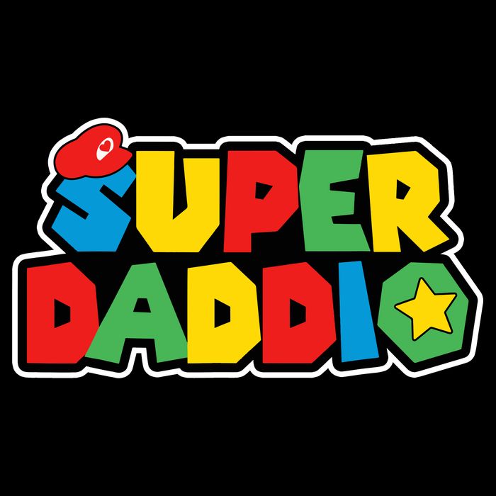 Super Daddio Retro Video Game Fathers Day Dad Gaming Drawstring Bag