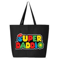 Super Daddio Retro Video Game Fathers Day Dad Gaming 25L Jumbo Tote