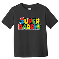 Super Daddio Retro Video Game Fathers Day Dad Gaming Toddler T-Shirt