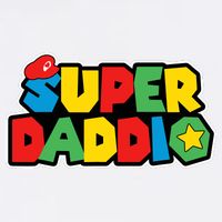 Super Daddio Retro Video Game Fathers Day Dad Gaming Garment-Dyed Sweatshirt