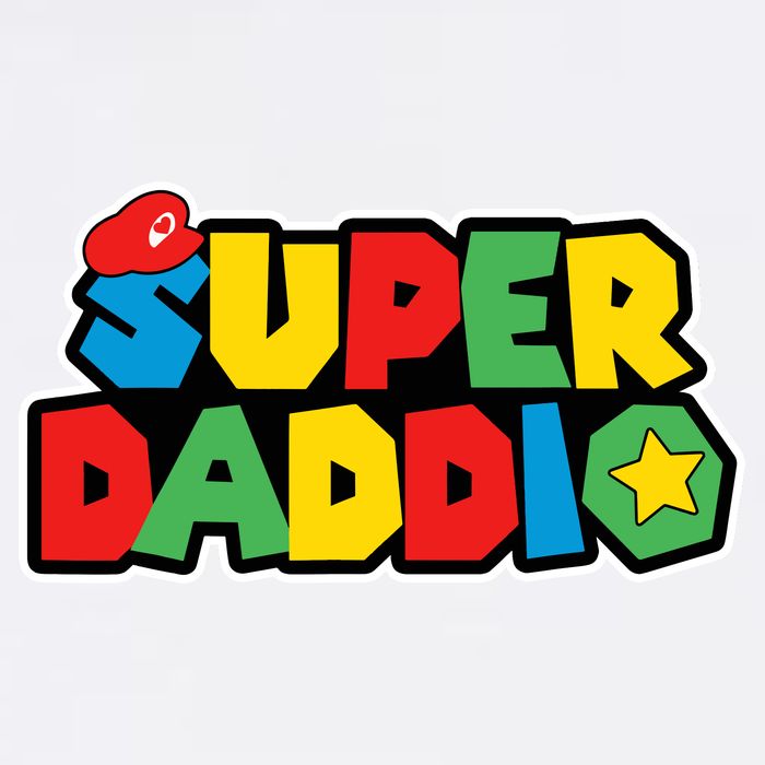 Super Daddio Retro Video Game Fathers Day Dad Gaming Garment-Dyed Sweatshirt