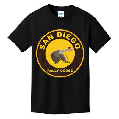 San Diego Rally Goose Bling Circle Kids T-Shirt