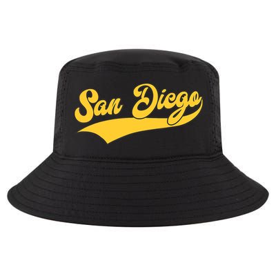 San Diego Retro Throwback Design Classic Cool Comfort Performance Bucket Hat