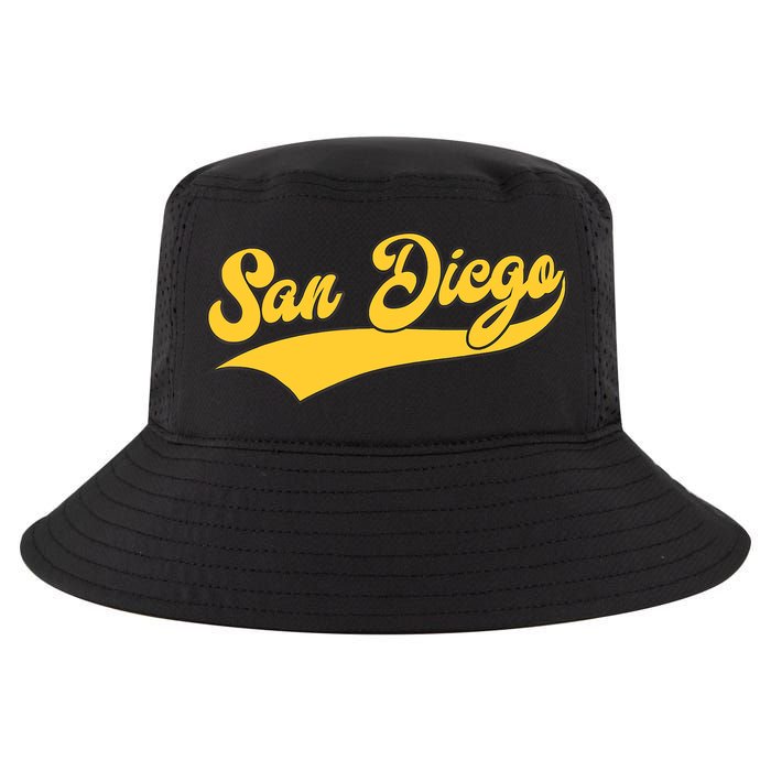 San Diego Retro Throwback Design Classic Cool Comfort Performance Bucket Hat