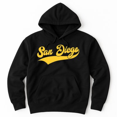 San Diego Retro Throwback Design Classic Hoodie
