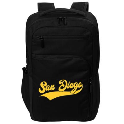 San Diego Retro Throwback Design Classic Impact Tech Backpack