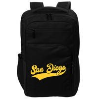 San Diego Retro Throwback Design Classic Impact Tech Backpack