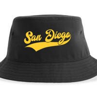 San Diego Retro Throwback Design Classic Sustainable Bucket Hat
