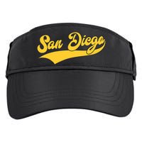 San Diego Retro Throwback Design Classic Adult Drive Performance Visor