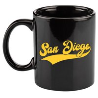 San Diego Retro Throwback Design Classic 11oz C Handle Ceramic Mug