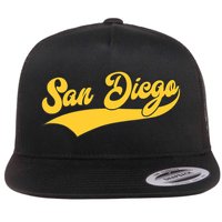 San Diego Retro Throwback Design Classic Flatbill Hat