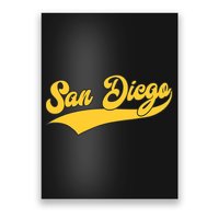 San Diego Retro Throwback Design Classic Poster