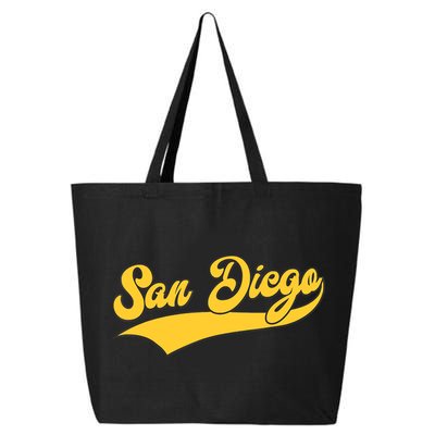 San Diego Retro Throwback Design Classic 25L Jumbo Tote